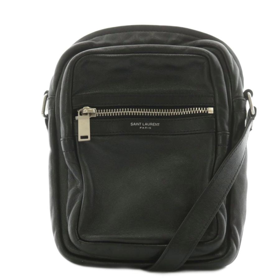 サンローラン パリ SAINT LAURENT PARIS ショルダーバッグ ロゴ レザー