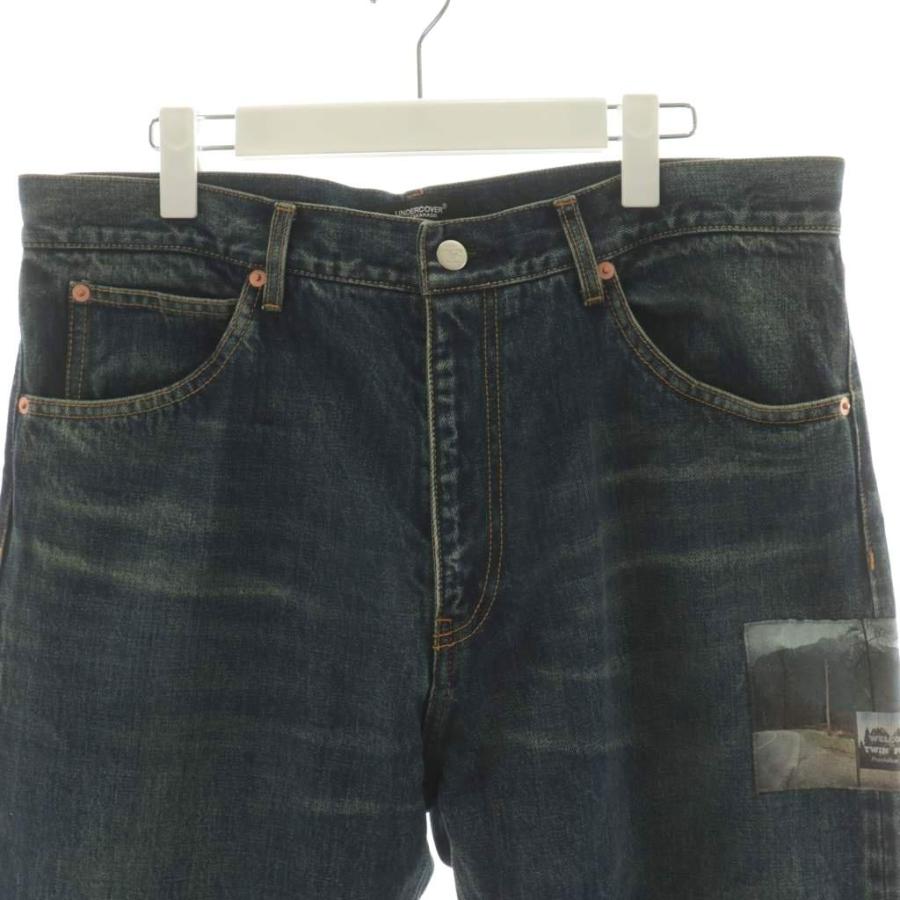 アンダーカバー UNDERCOVER 24AW TWIN PEAKS フォトパッチデニムパンツ