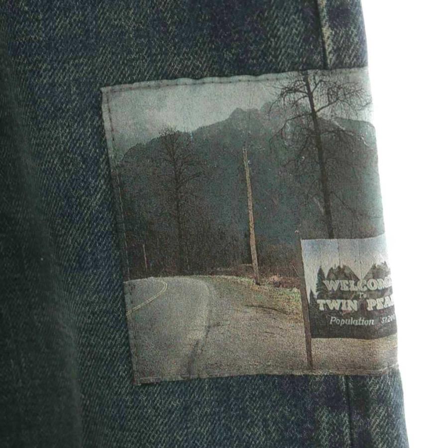アンダーカバー UNDERCOVER 24AW TWIN PEAKS フォトパッチデニムパンツ
