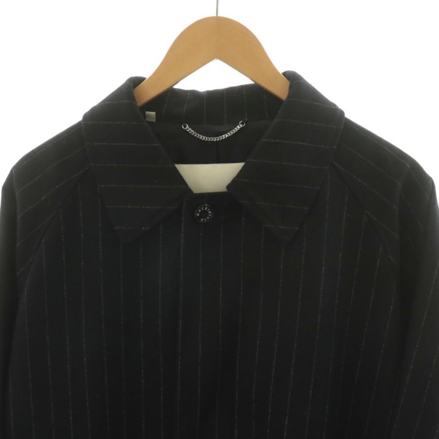 マッキントッシュ MACKINTOSH ストライプコート ステンカラーコート