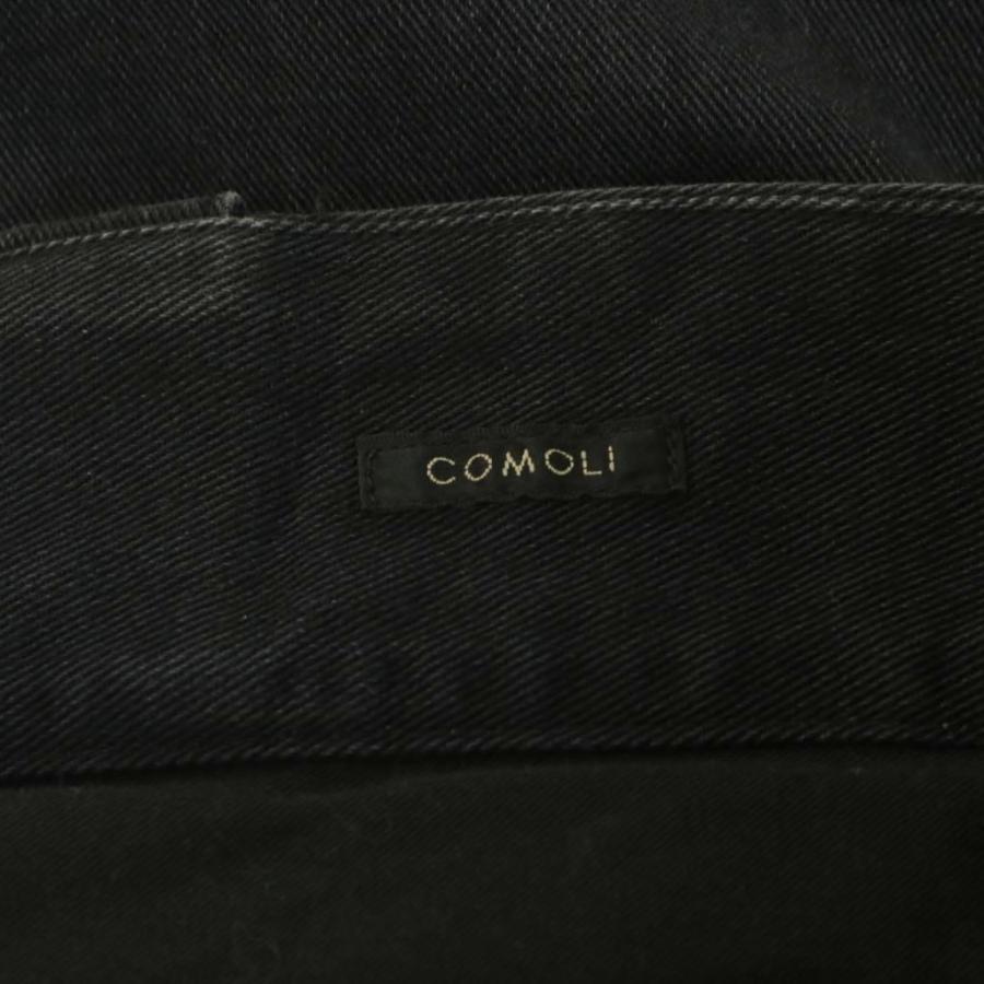 コモリ COMOLI 22SS コットンツイルパンツ ライダーパンツ デニム