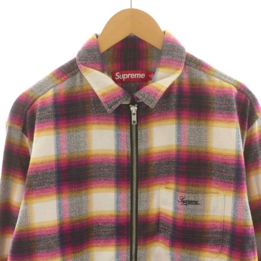 Supreme シュプリーム SUPREME Shadow Plaid Flannel Zip Up Shirt