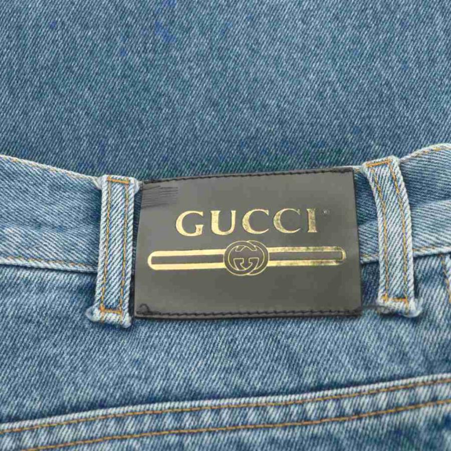 GUCCI（グッチ） デニムパンツ ジーンズ ジーパン Gパン ジッパー 
