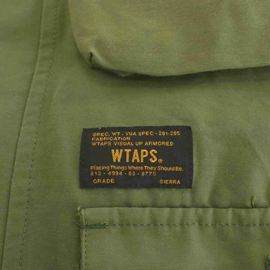 ダブルタップス WTAPS PARASMOCK ミリタリージャケット ロゴ フード