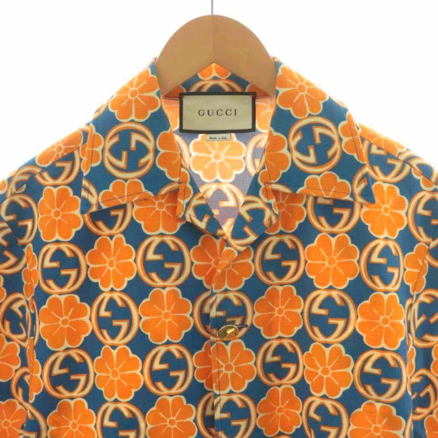 GUCCI 花柄 半袖トップス グッチ(GUCCI)グッチ ショート丈 Tシャツ 半袖Tシャツ 衣料品 トップス