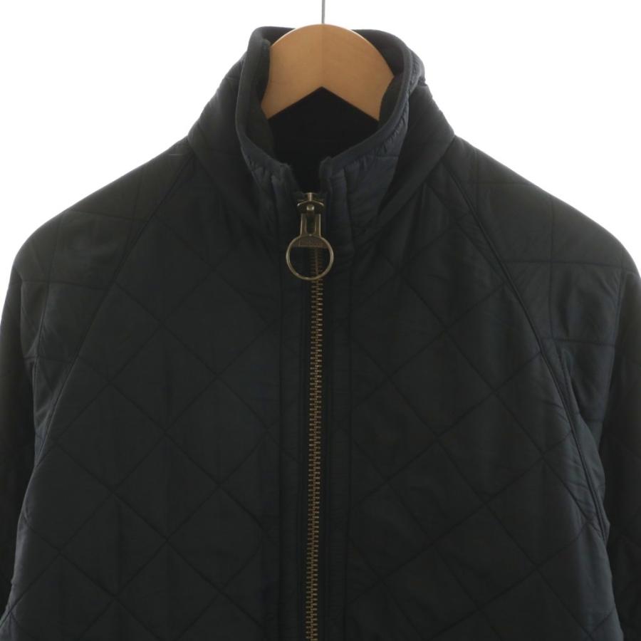 Barbour ブラック ナイロンジャケット XS バブアー Barbour キルティングジャケット ロゴ ナイロン アウター XS