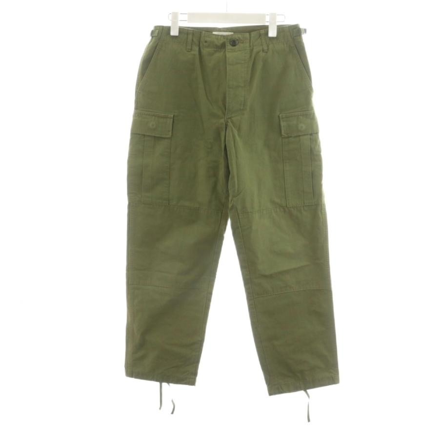 【中古】ダブルタップス WTAPS カーゴパンツ ボタンフライ コットン 1 カーキ WVDT-PTM06 /AN43 ☆AA★ メンズ ダブルタップス WTAPS カーゴパンツ ボタンフライ コットン 1 カーキ