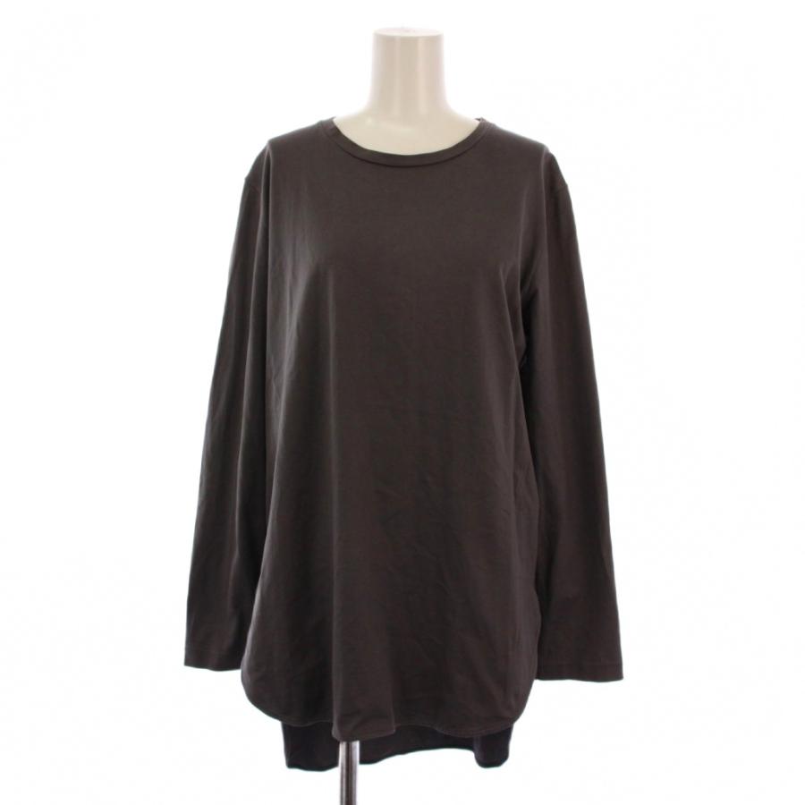エイトン ATON カットソー 長袖 クルーネック 02 グレー KK.AG.KW.0802 