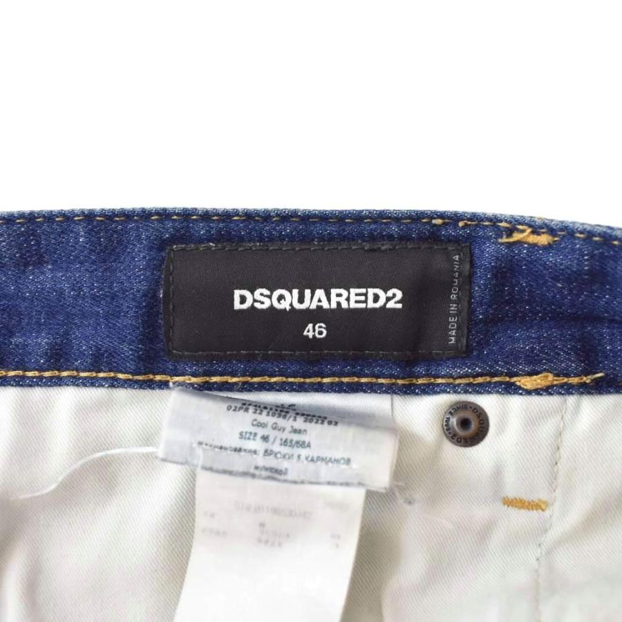 【中古】ディースクエアード DSQUARED2 22AW COOL GUY JEANS デニムパンツ ジーンズ 46 インディゴ S74LB1196 DSQUARED2（ディースクエアード） DSQUARED2 22AW COOL GUY JEANS