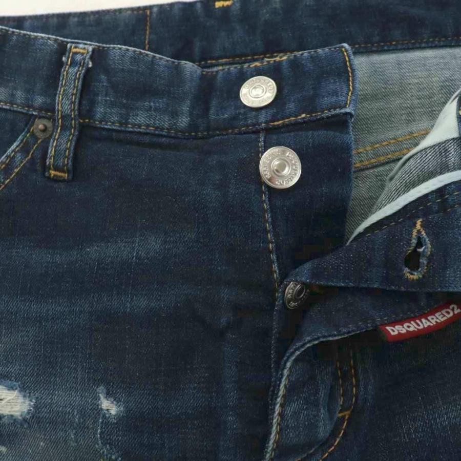 DSQUARED2（ディースクエアード） Paint Denim Shorts ショートパンツ