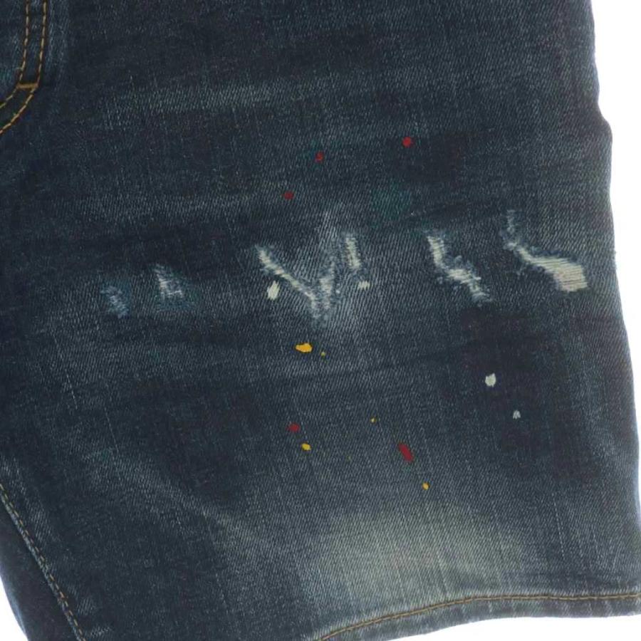 DSQUARED2（ディースクエアード） Paint Denim Shorts ショートパンツ
