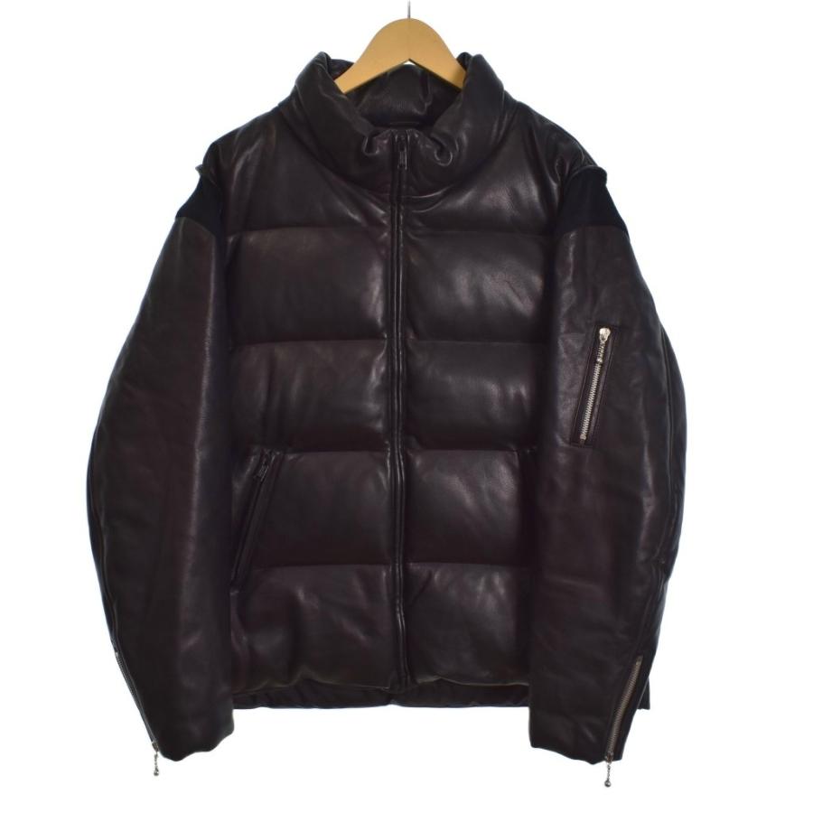 アンダーカバー フラグメント 30th Anniversary Leather sleeve down