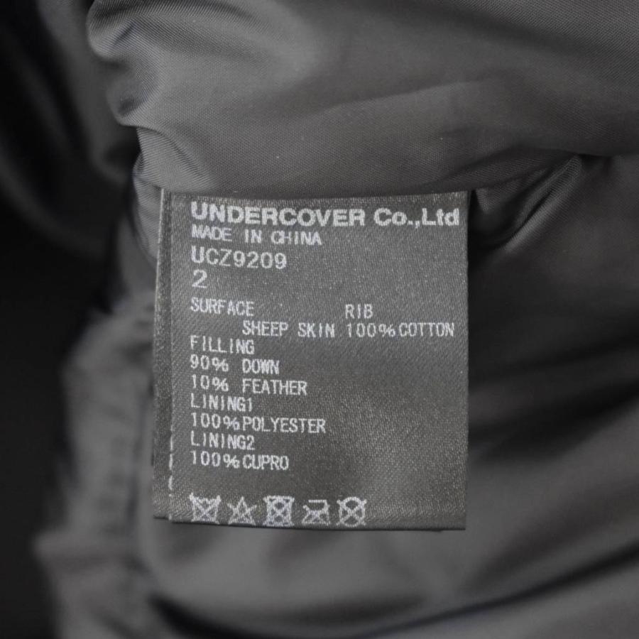 アンダーカバー フラグメント 30th Anniversary Leather sleeve down