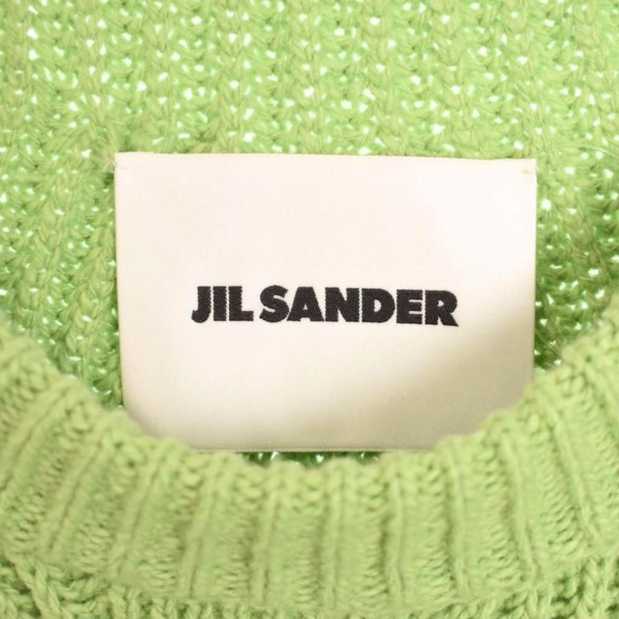 JIL SANDER グリーン ニットセーター サイズ46 ジルサンダー JIL SANDER 23SS クルーネック ニット セーター 長袖 46