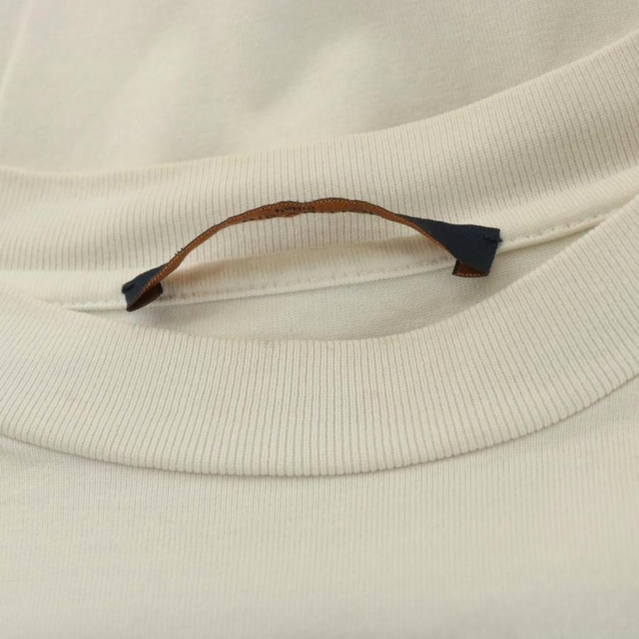 【中古】ルイヴィトン LOUIS VUITTON Tシャツ カットソー 半袖 エンボスLV ロゴ S 白 ホワイト RM222Q DT3 HNY55W LOUIS VUITTON（ルイ・ヴィトン） LOUIS VUITTON Tシャツ カットソー