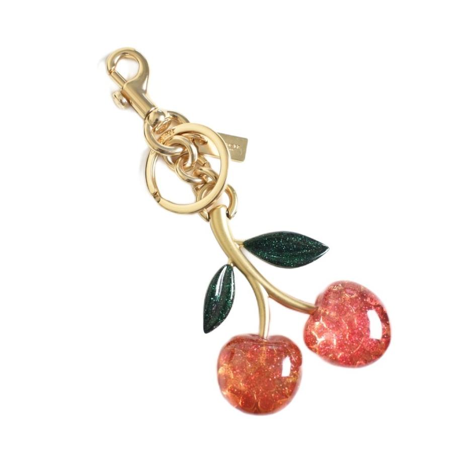 COACH（コーチ） チェリー さくらんぼ キーホルダー チャーム ラメ