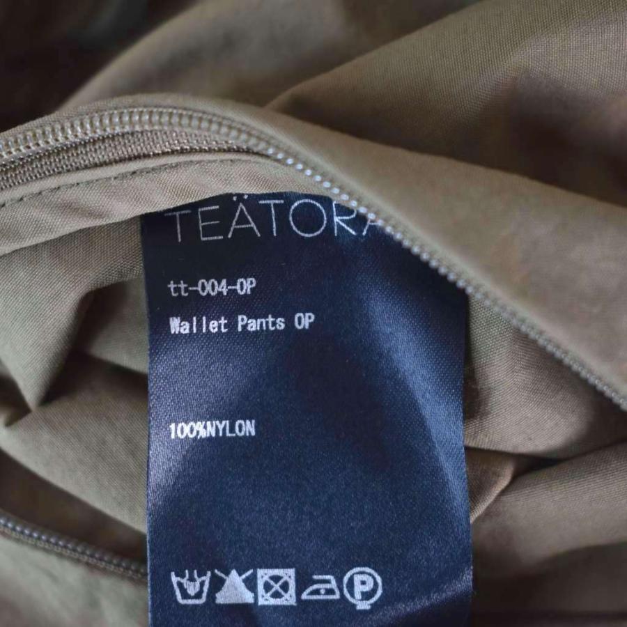 テアトラ TEATORA Silver and Gold 別注 WALLET PANTS PACKABLE