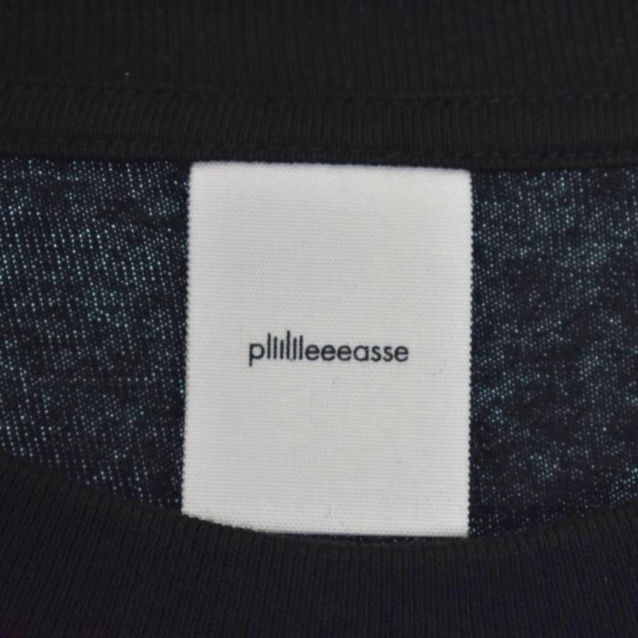 プリーズ plllllleeeasse long sleeve tee Tシャツ 長袖 ロンT ロゴ L