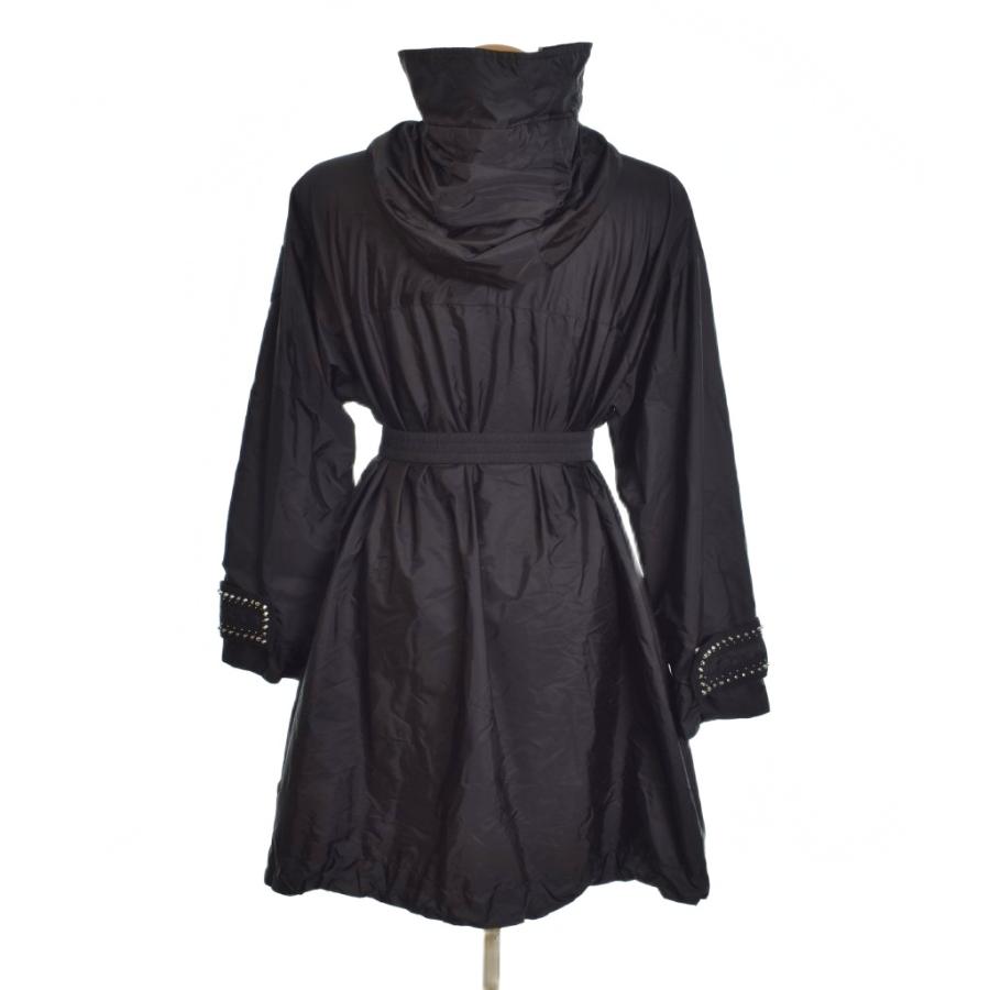 【中古】モンクレール MONCLER 20SS PRASIN ナイロン フーデッドコート 0 黒 ブラック F10931C70120 レディース MONCLER（モンクレール） MONCLER 20SS PRASIN ナイロン フーデッド