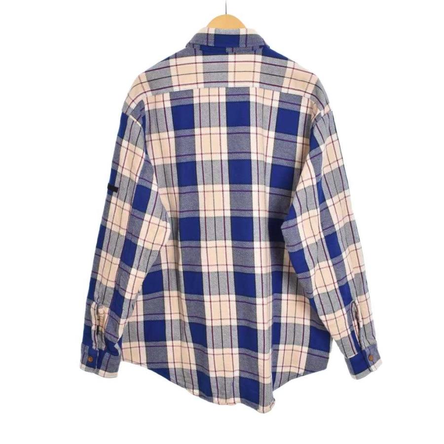 ミスターハリウッド N.HOOLYWOOD BIGMAC シャツ 長袖 チェック 36 青