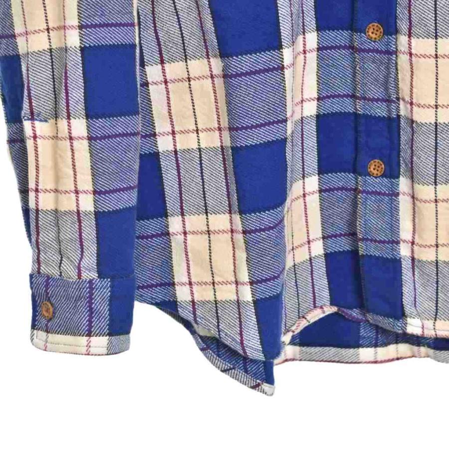 ミスターハリウッド N.HOOLYWOOD BIGMAC シャツ 長袖 チェック 36 青