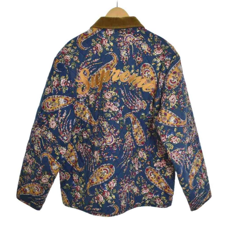 【中古】シュプリーム SUPREME 19FW Quilted Paisley Jacket キルティング ペイズリー ジャケット M 紺 ネイビー Supreme（シュプリーム） SUPREME 19FW Quilted Paisley Jacket