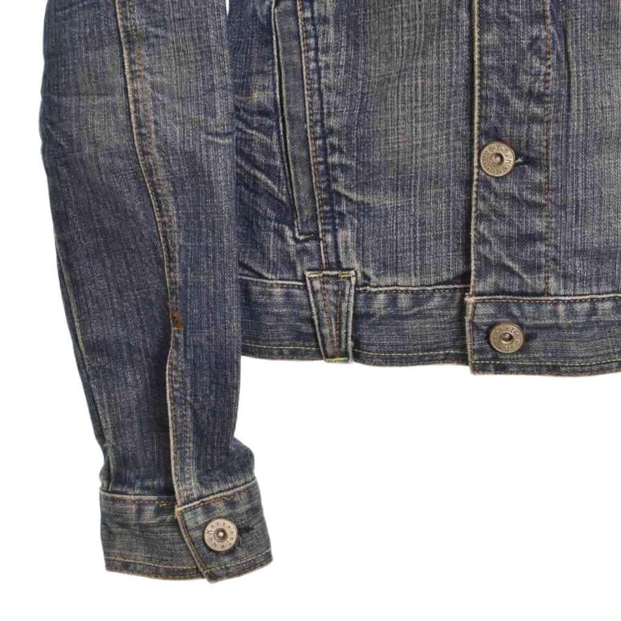 ヤヌーク YANUK デニムジャケット Gジャン ブルゾン S インディゴ