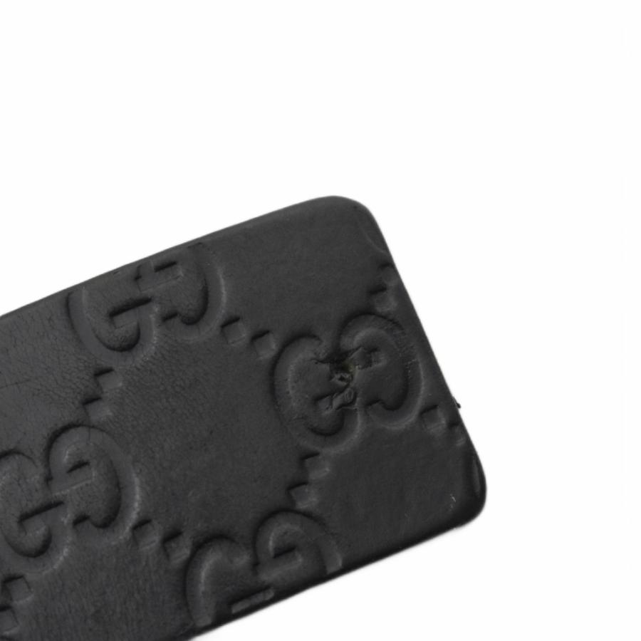 GUCCI（グッチ） シマ インターロッキングG ベルト ハトメ レザー 80