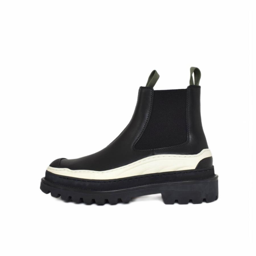 Dior HOMME ディオールオム × sacai EXPL CHESEA サカイ エクスプローラーチェルシー サイドゴア ブーツ ブラック ディオールオム Dior HOMME サカイ sacai 21AW EXPL CHELSEA BOOT