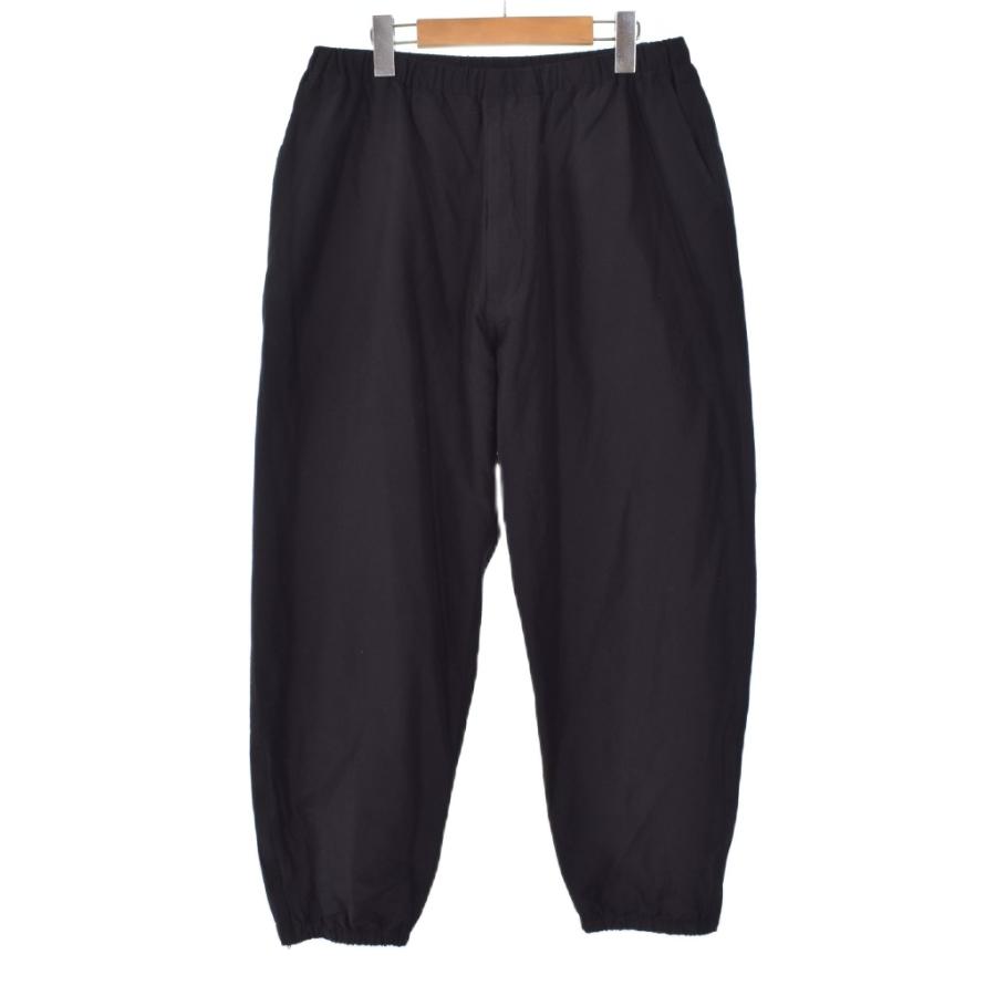 コモリ COMOLI 22SS ナイロンコットン裏毛 ワイドトラックパンツ