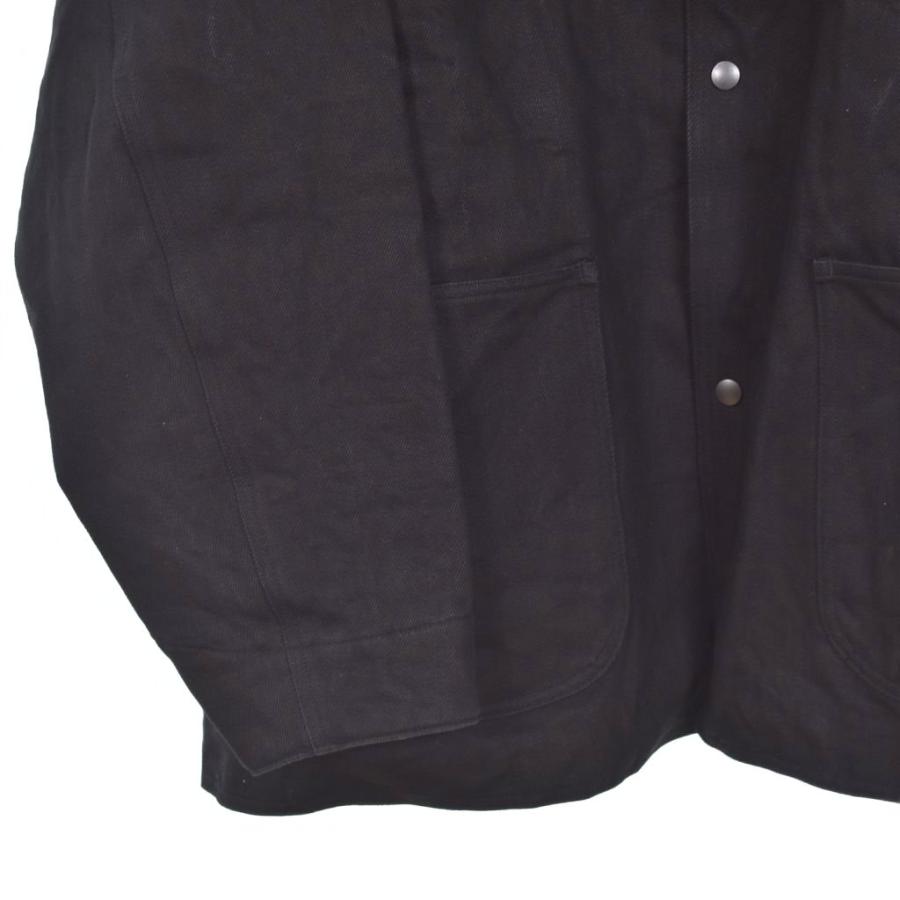 コモリ COMOLI 25AW デニムレザーワークジャケット カバーオール