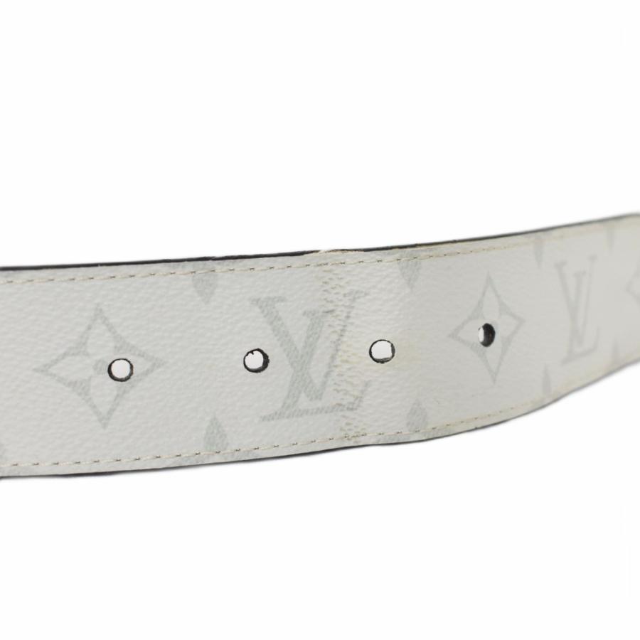 LOUIS VUITTON（ルイ・ヴィトン） モノグラムブロン ベルト 85/34 白