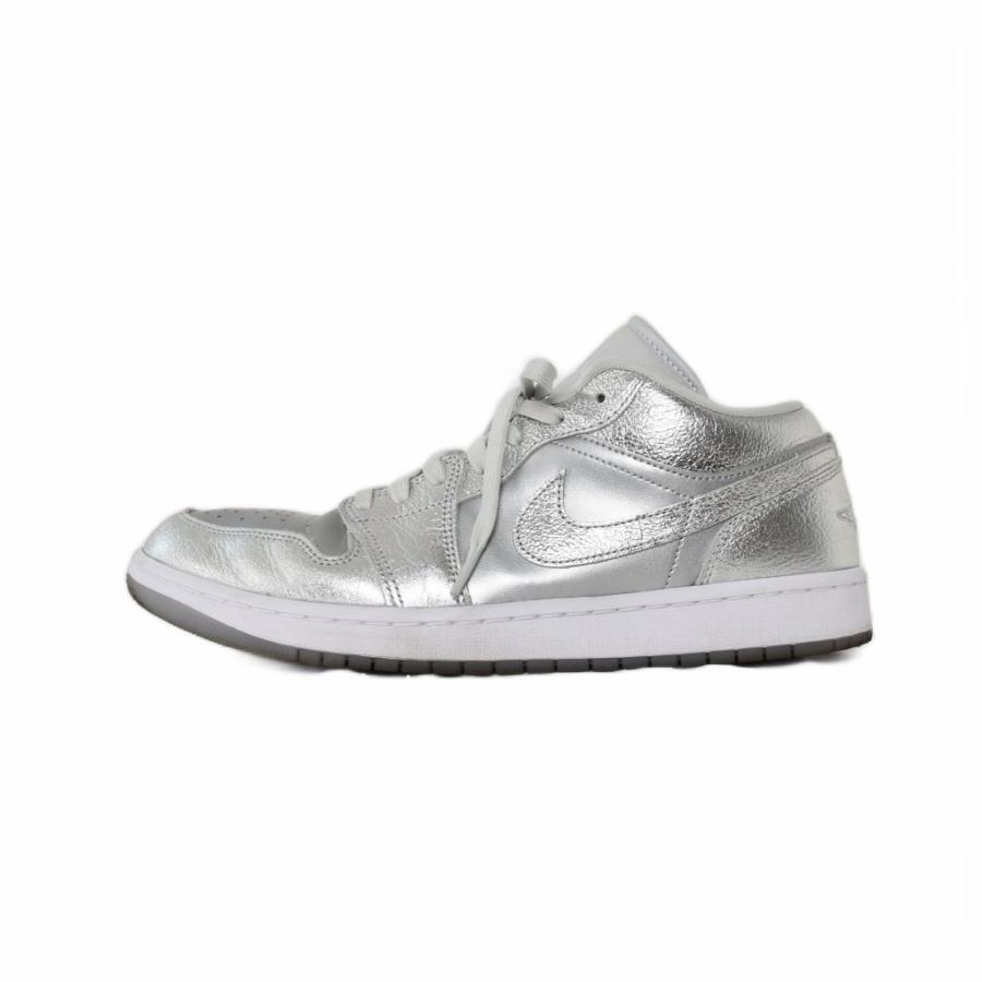 WMNS Air Jordan1 Low SE メタリックシルバー28.5センチ NIKE（ナイキ） NIKE Women's Air Jordan 1 Low SE Metallic Silver