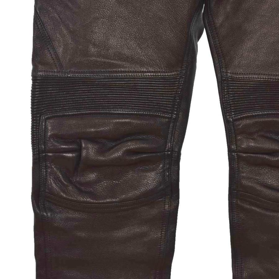 BALENCIAGA（バレンシアガ） レザーバイカーパンツ ゴートレザー 48 黒