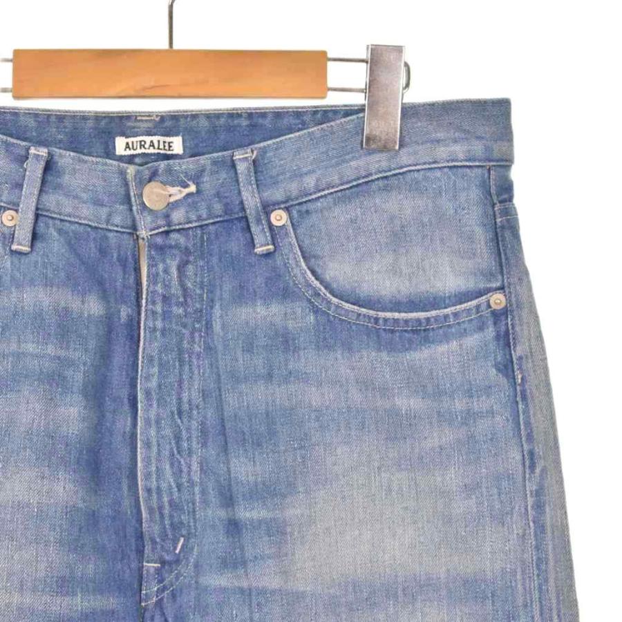 オーラリー AURALEE 25SS SELVEDGE FADED LIGHT DENIM PANTS ライト