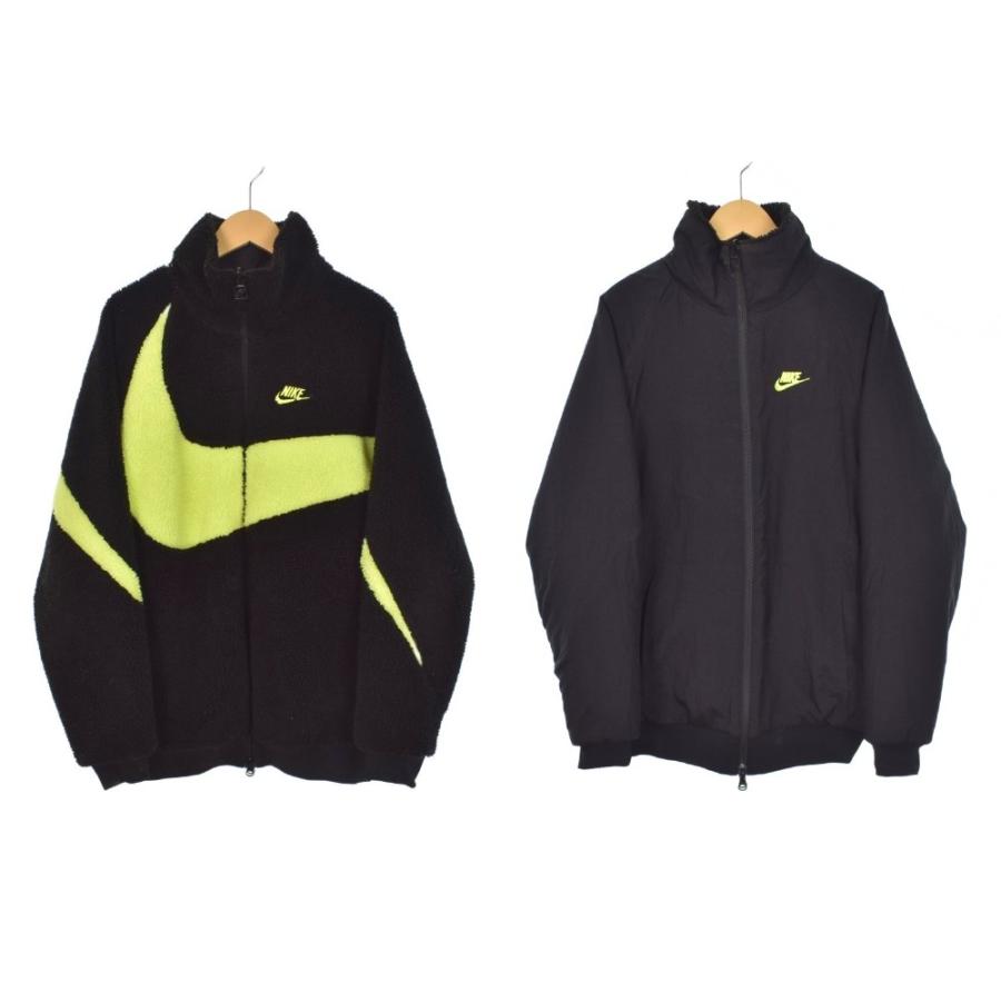 NIKE（ナイキ） リバーシブル フリース ジャケット ボア XS 黒