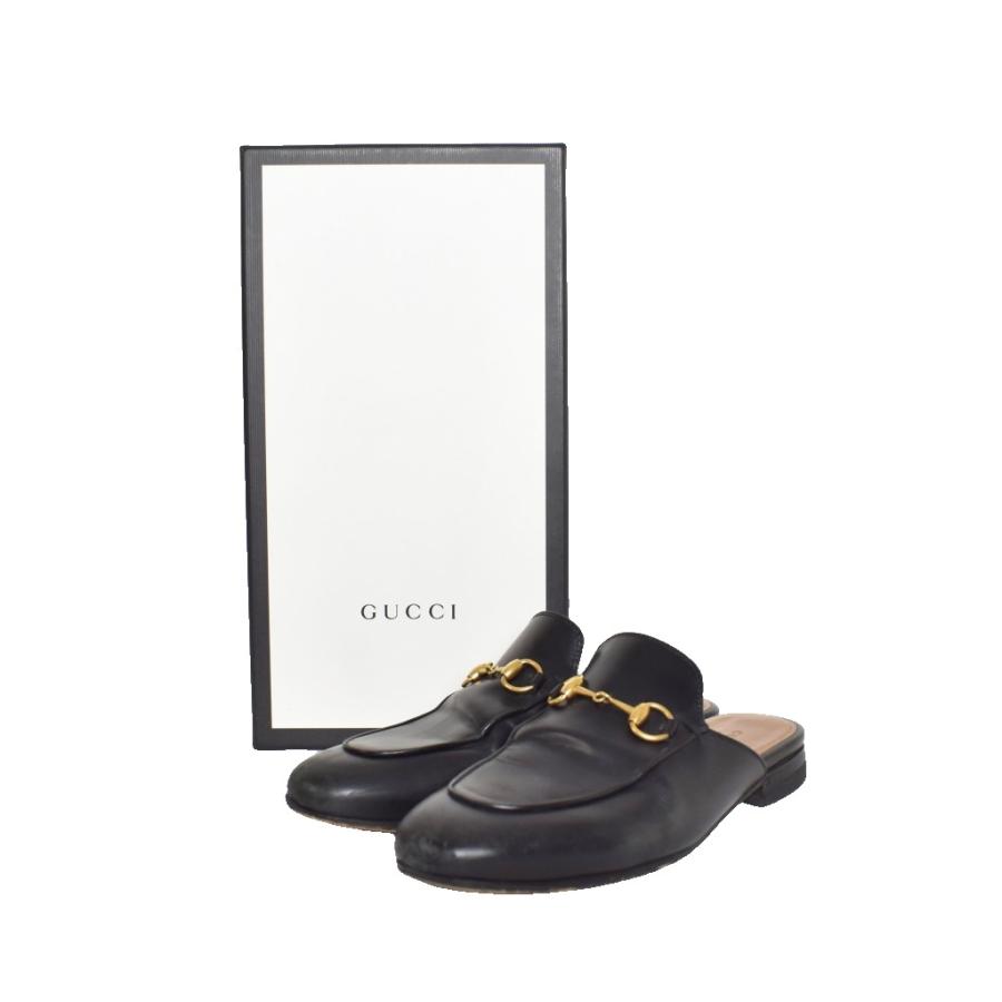 GUCCI（グッチ） プリンスタウン ホースビット ミュール ローファー 36