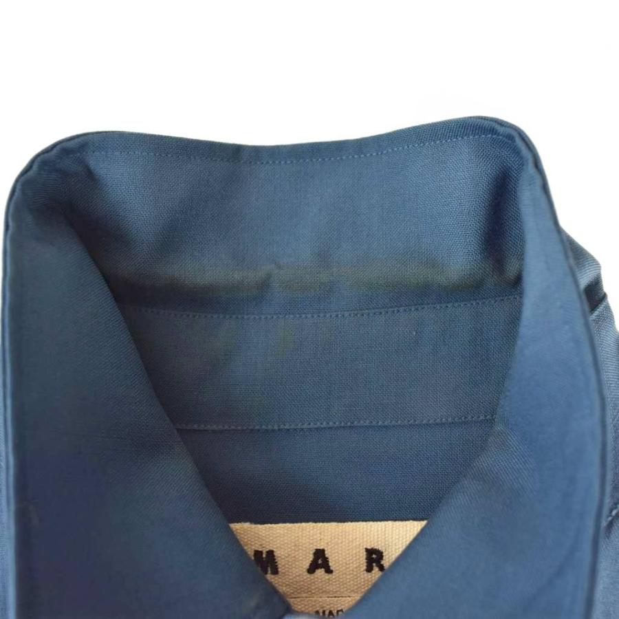 MARNI（マルニ） MARNI 19SS トロピカルウールシャツ 長袖 48 青