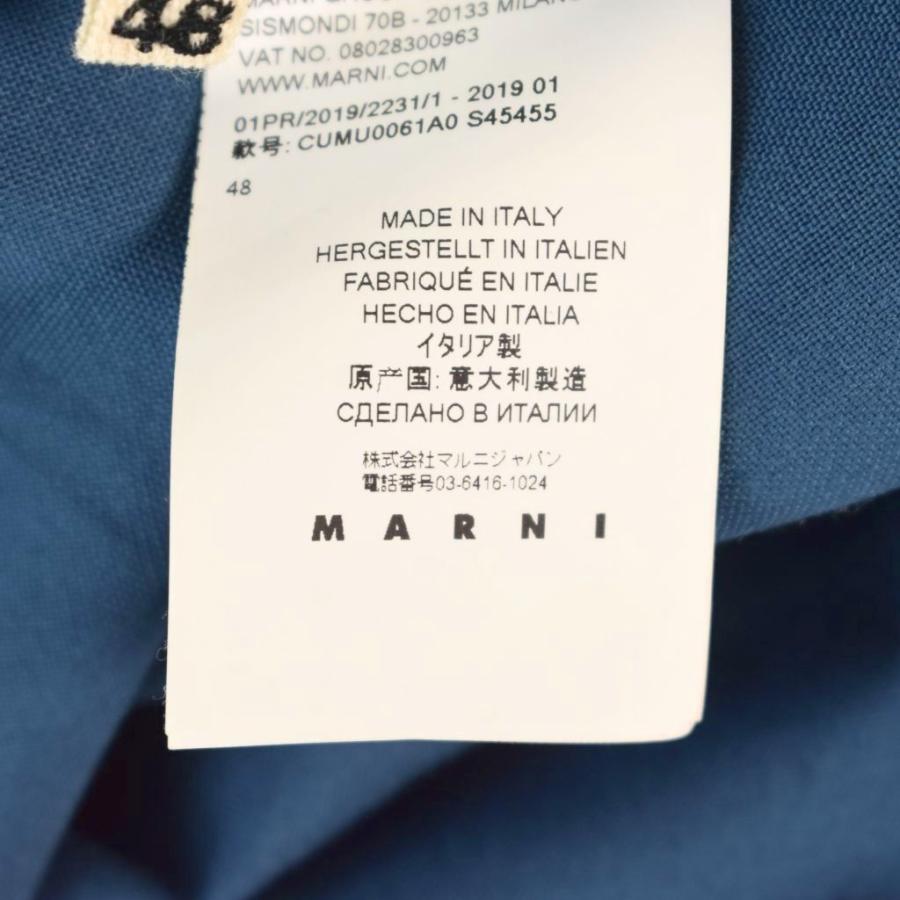MARNI（マルニ） MARNI 19SS トロピカルウールシャツ 長袖 48 青