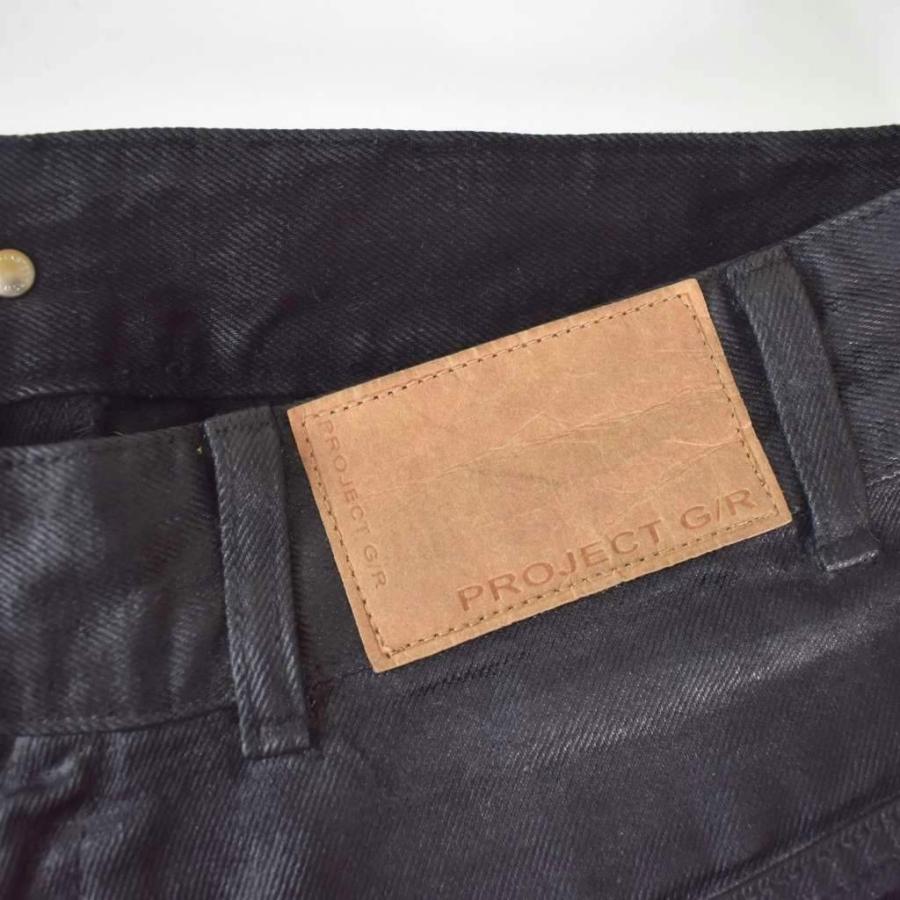 プロジェクトジーアール PROJECT G/R Coated Backward Denim Pants
