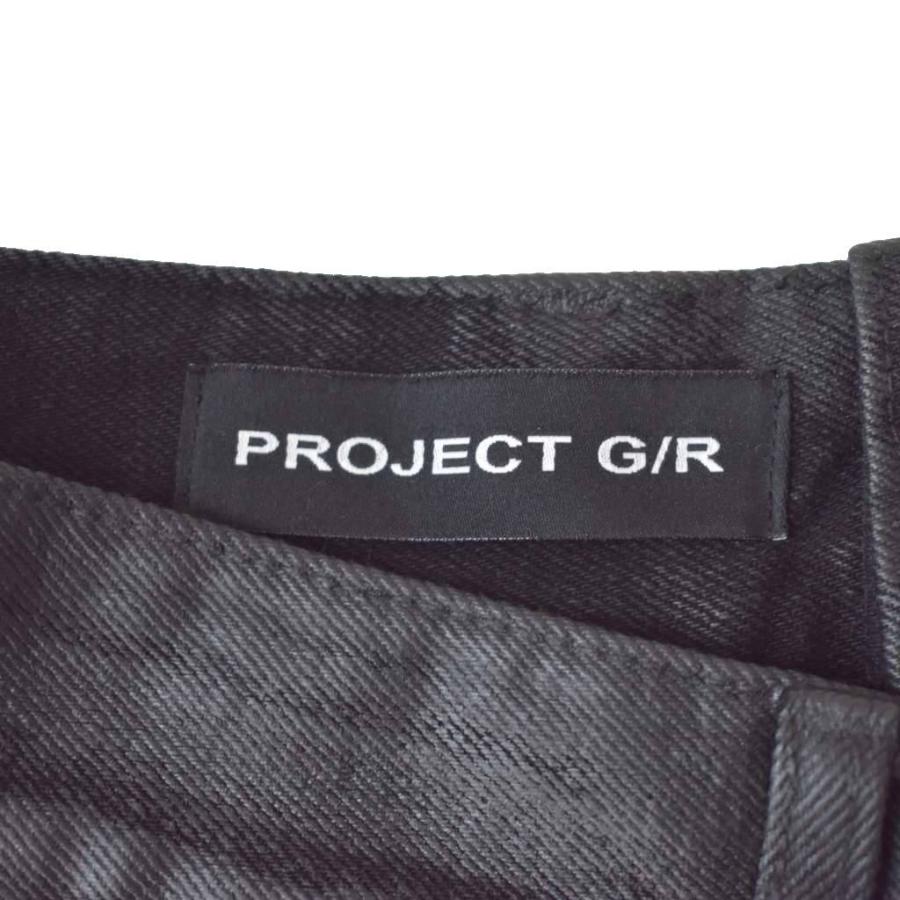 プロジェクトジーアール PROJECT G/R Coated Backward Denim Pants