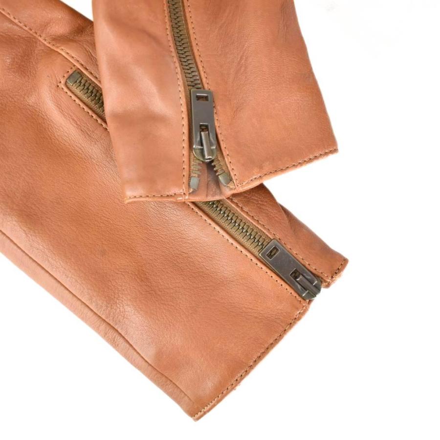 メゾンマルジェラ 14 Maison Margiela 17AW 八の字ライダース レザー