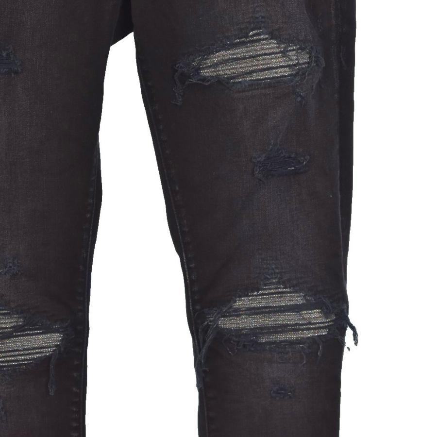 アミリ AMIRI MX1 クリスタル ダメージ加工 ストレッチスキニー デニム