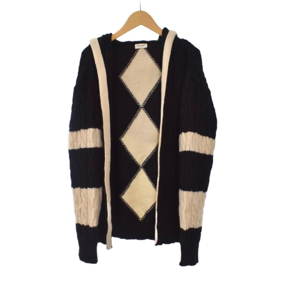 サンローラン パリ SAINT LAURENT PARIS 19SS ボタンレス フーデッド 