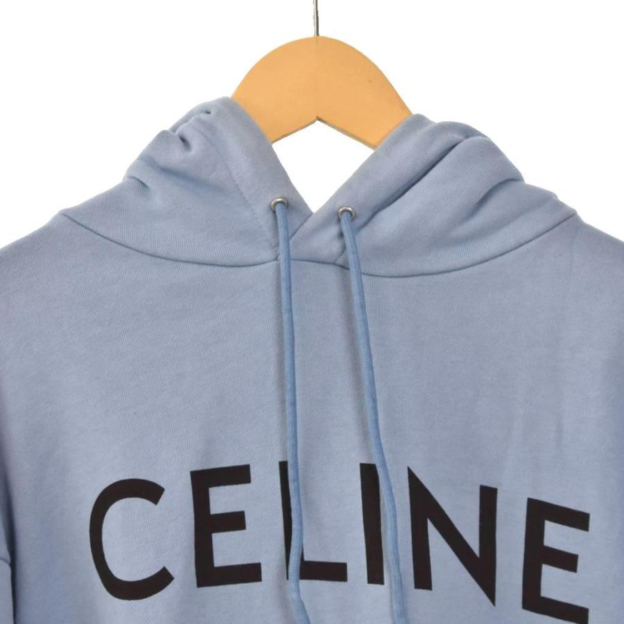CELINE（セリーヌ） ルーズフーディー ロゴ プルオーバー パーカー XL
