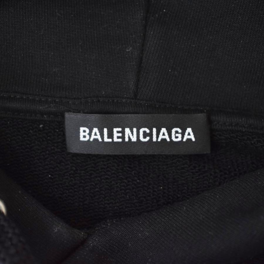 【新品 未使用】Balenciaga ロゴ入りフーディ サイズS BALENCIAGA（バレンシアガ） BALENCIAGA 18年製 パーカー フーディー