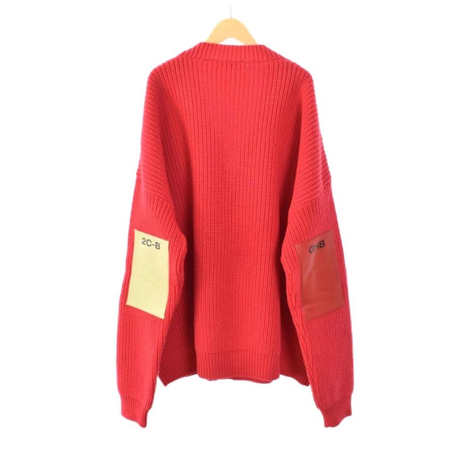 ラフシモンズ RAF SIMONS 18AW ニット オーバーサイズ カーディガン L