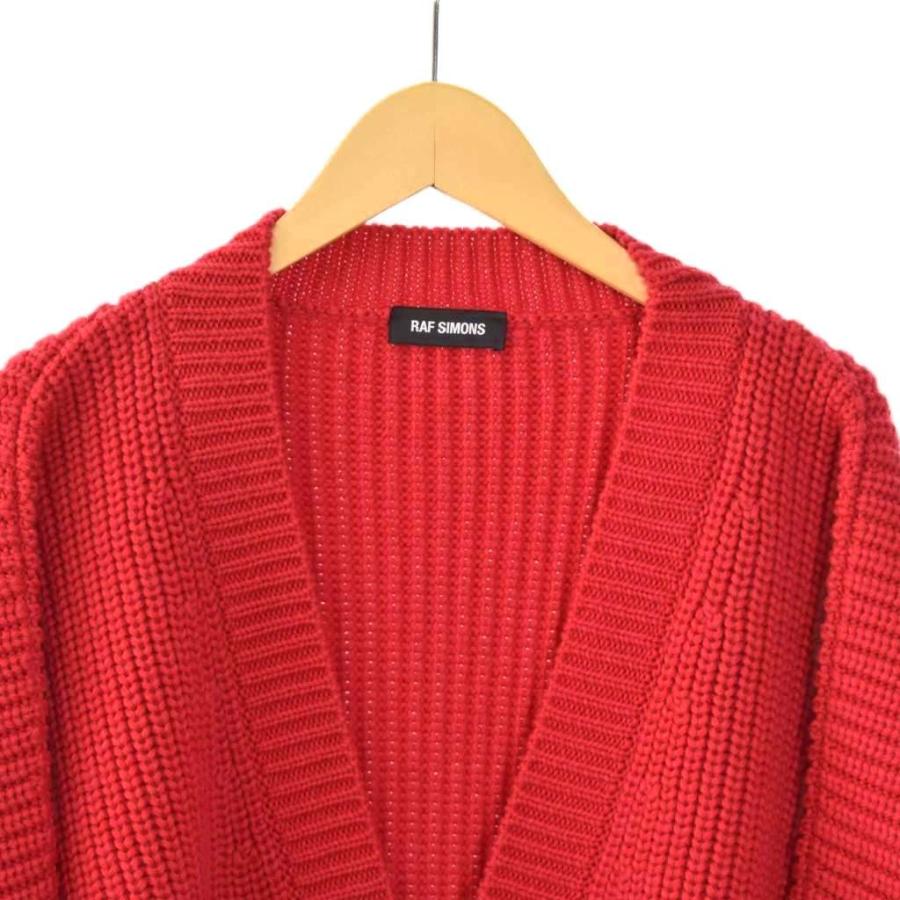 ラフシモンズ RAF SIMONS 18AW ニット オーバーサイズ カーディガン L