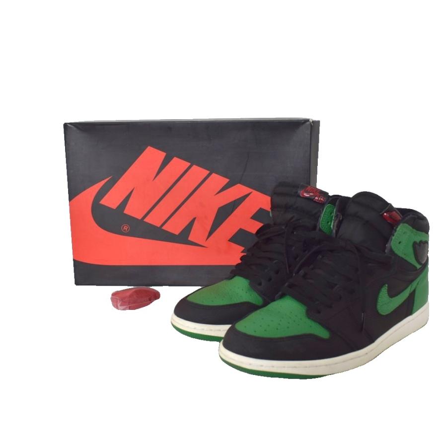 NIKE Air Jordan 1 ブラック/グリーン 国内2月29日発売予定】ナイキ エア ジョーダン 1 レトロ ハイ OG