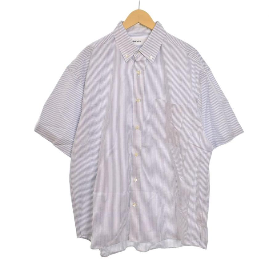 エブリワン everyone 23SS bd short sleeve oxford shirt STRIPE